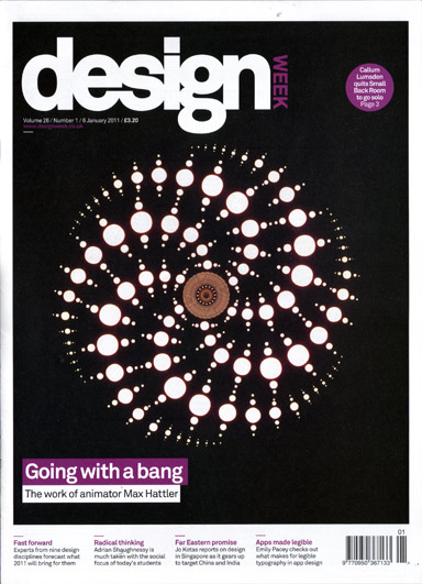 design week (6 Jan 2011): max hattler cover + feature