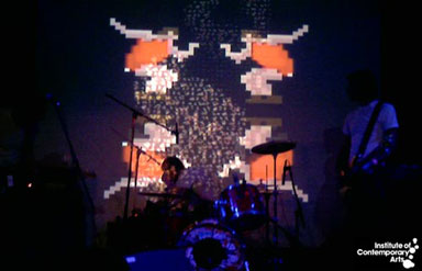 max hattler + economy wolf at beck's fusions at ica, london, 2007