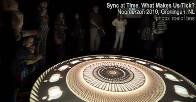 'sync' premiere as part of 'time, what makes us tick?' installation at noorderzon festival, groningen, holland, august 2010